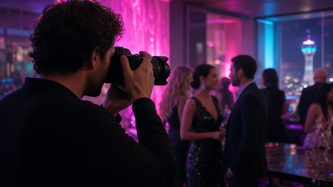 Photographer capturing a Phoenix party
