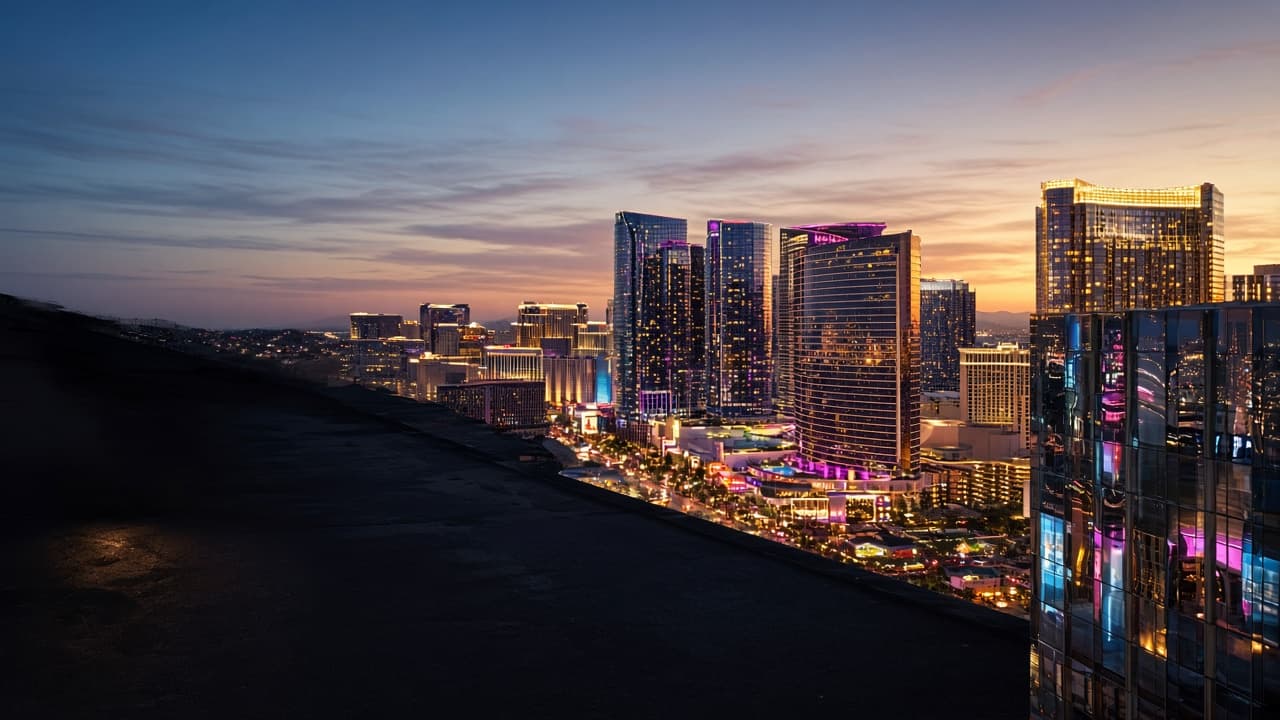 Phoenix skyline at dusk